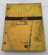 JOHN DEERE PC-3180 415B BACKHOE LOADER PARTS CATALOG