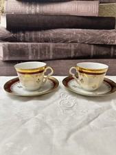 2 Tasses et Soucoupes en