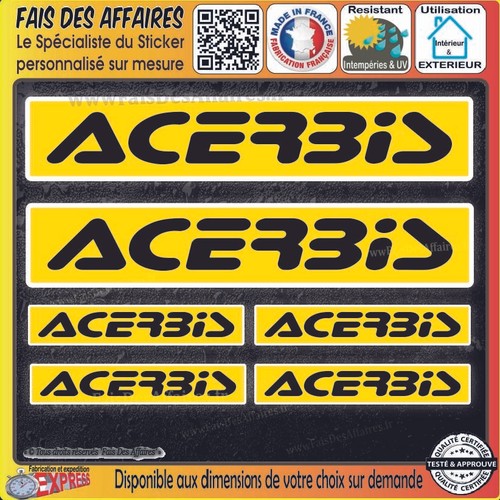 Stickers autocollant acerbis - 6,
