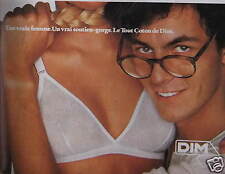 DIM ADVERTISING A REAL WOMAN A REAL THROAT SUPPORT ALL COTTON