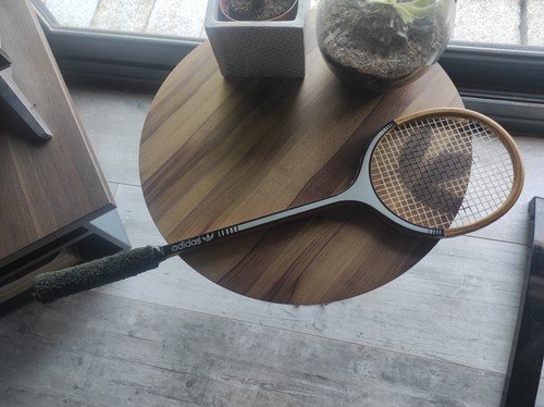 Ancienne raquette squash en - raquette,