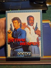 LETHAL WEAPON GAME X COMMODORE 64 ON ORIGINAL OCEAN C64 BOX CASSETTE
