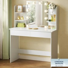 Coiffeuse avec Miroir LED