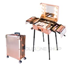 STAR Trolley beauty case valise pour maquillage avec miroir table de cosmétique