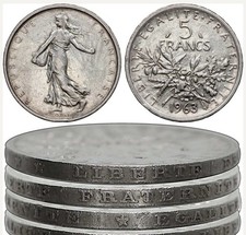 pièce argent 5 francs semeuse