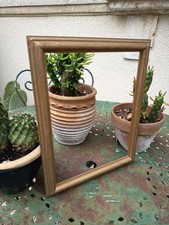 Beautiful vintage gilded wood frame, antique wooden frame