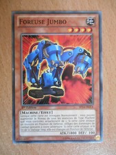 Carte Yu Gi Oh ! foreuse jumbo