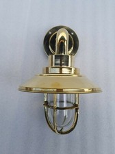 Marine Style Brass Wall Lamp Nautical Glow Coastal Decor Outdoor Indoor 