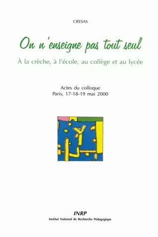 Enseigne pas tout seul - seul,