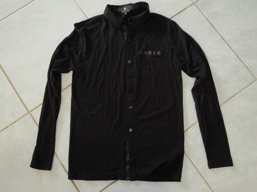 Chemise noire olivier - chemise,