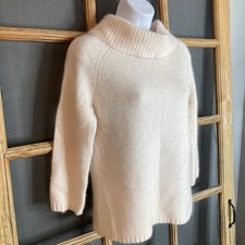 Rafaella Petites Women's Light Pink Soft Sweater Top Size S 45% Angora Rabbit