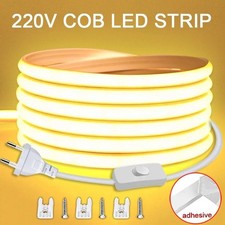 220V COB LED Ruban Lumière