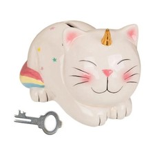 Tirelire - Chat - Licorne -