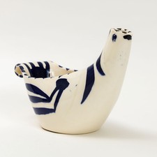 PICASSO Porcelain MADOURA PLEIN FEU Sujet Colombe (Dove Subject)