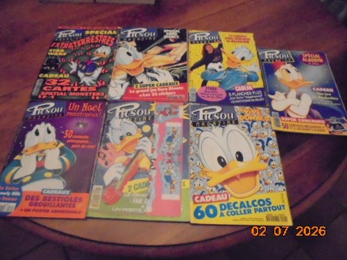Lot picsou magazines en - 7,