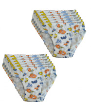 12 Pièces Slips Enfant Coton