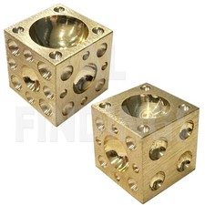 Laiton Massif Martelage Doming