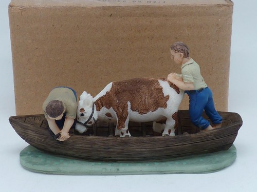 Ancienne figurine platre - en,