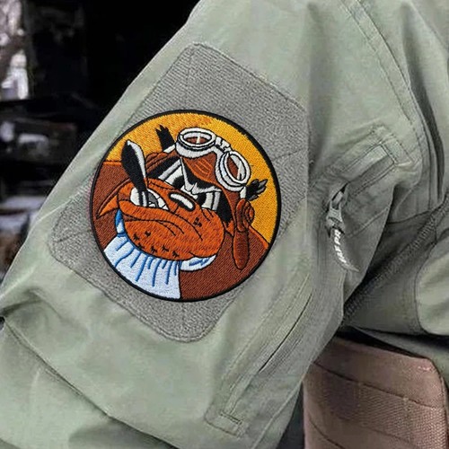 Patch brodé bulldog aviateur - bulldog,