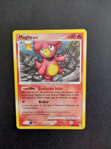 Carte pokémon magby - carte,
