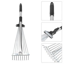  Râteau Déchaumeur À Gazon Balayeuse Feuilles Mortes Outils De Jardinage