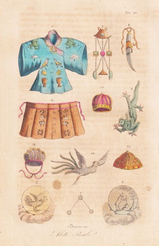 Costume chinois gravure - chinois,,