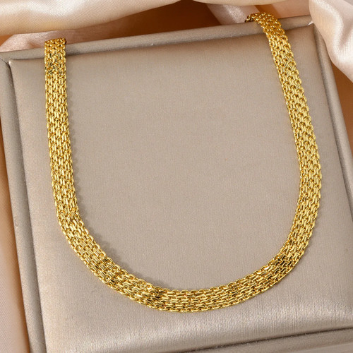 Collier carats poinçon - or, 18