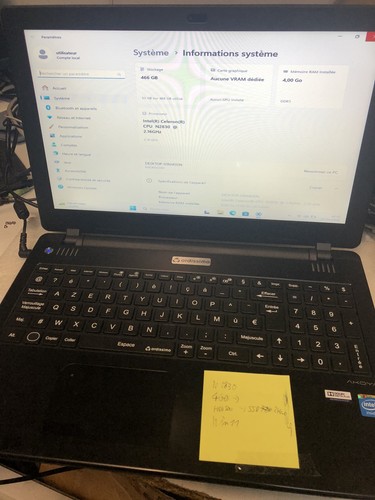 Portable ecran medion - pc, 15"