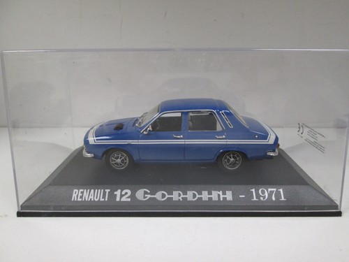 Renault r12 gordini bleu - 12,