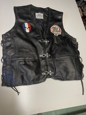 Gilet veste en cuir  Bikers