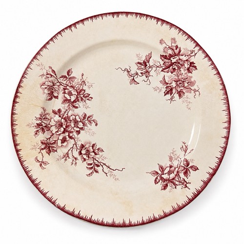 Grand plat rond service - plat,