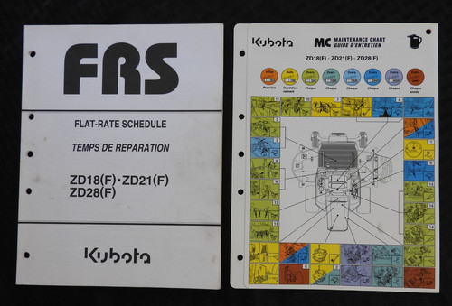 2001 véritable kubota zd18 - 2001-06,