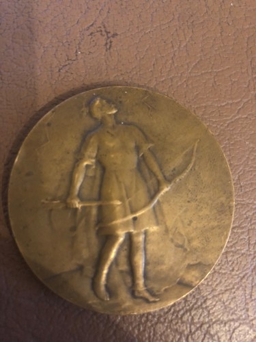 Ancienne médaille bronze - ancienne, en