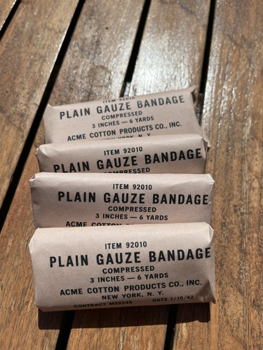 Plain gauze bandage ww2 - plain,