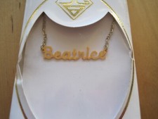 Collier chaine prénom