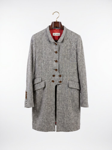 Veste blazer longue lin - veste, en