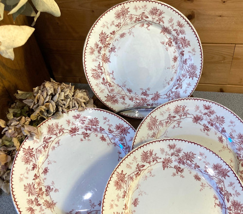 Série assiettes plates - série, 4