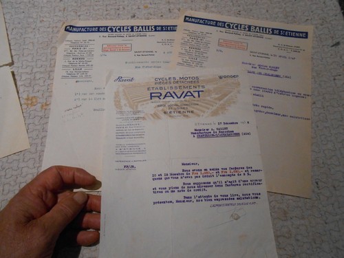 Anciennes factures papier a - papier,