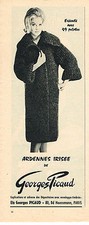 PUBLICITE ADVERTISING    1961   GEORGES PICAUD  laines