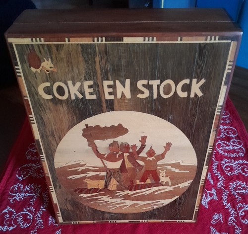 Boite bois marqueterie - boite, tintin