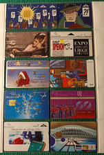 LOT 11 TÉLÉCARTES BELGIQUE
