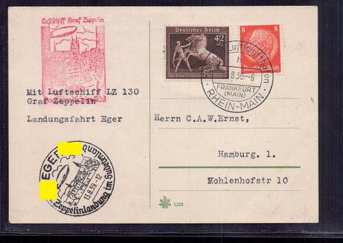 Zeppelin reçu voyages en - dr,