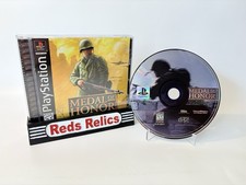 Medal of Honor Playstation 1 PS1 CIB COMPLETE Black Label Near Mint Condition