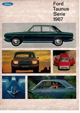 Ford Taurus 12 15 17 20 M brochure 1967 SGT. Condition Dutch 12 pages