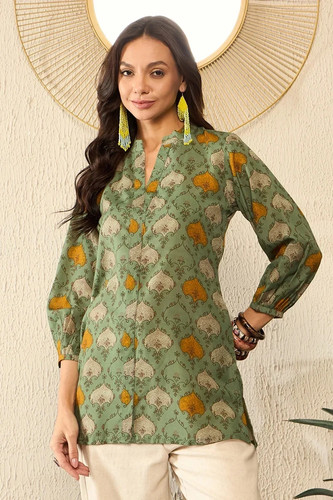 Haut tunique femme indienne