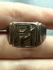 Ancienne Bague En Argent