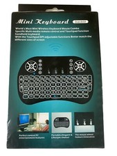 Bluetooth Mini Wireless Keyboard With Touchpad (Black)
