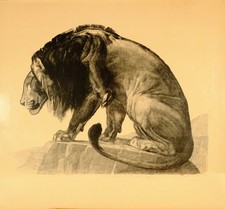 Paul Jouve Lithographie