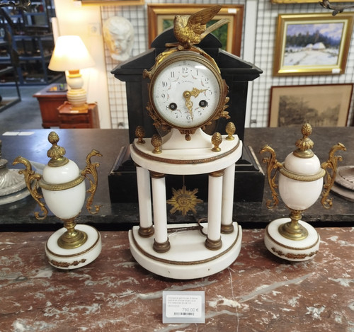 Horloge garnitures xixème - et,
