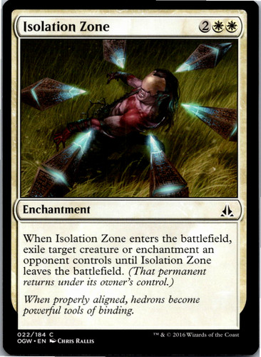 Isolation zone oath - oath, the